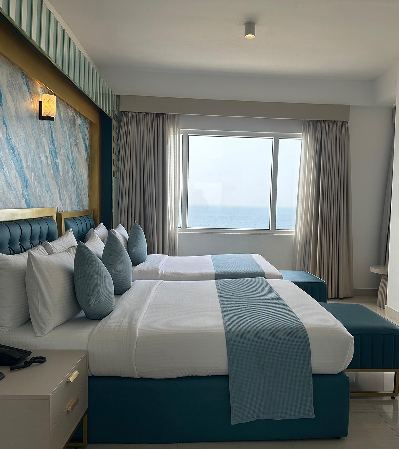 FAMILY ROOM WITH SEA  VIEW